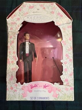 HALLMARK KEEPSAKE ORNAMENT 1997 Barbie and Ken Wedding Day *KEN ONLY in box